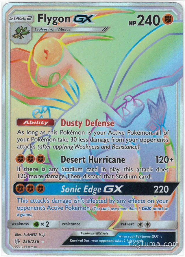 Flygon GX · NM · EN · Front